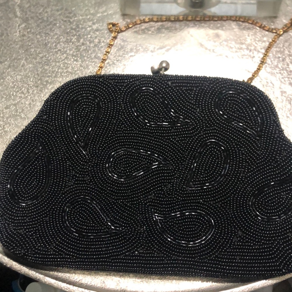 Sequined clutch